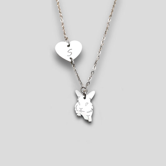 Lion Head Bunny Necklace