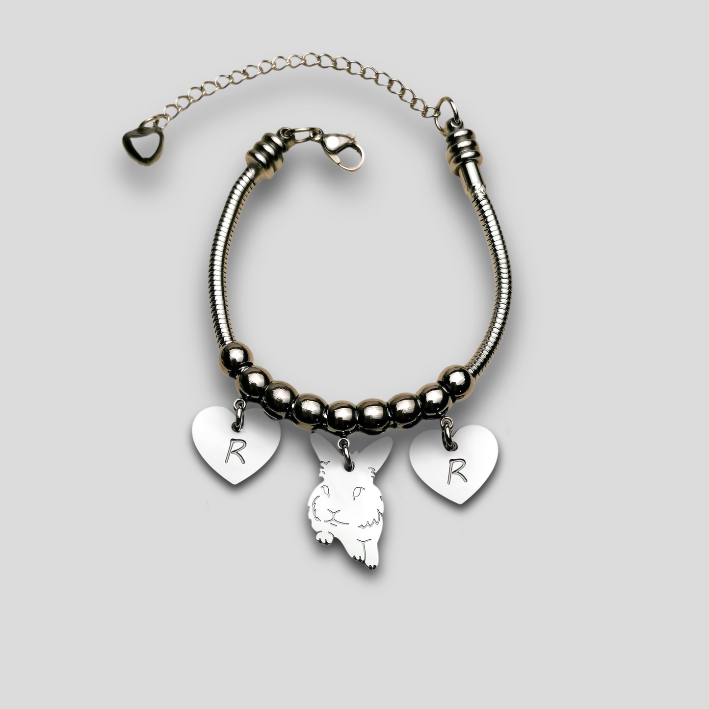 Lion Head Rabbit Bracelet and Heart