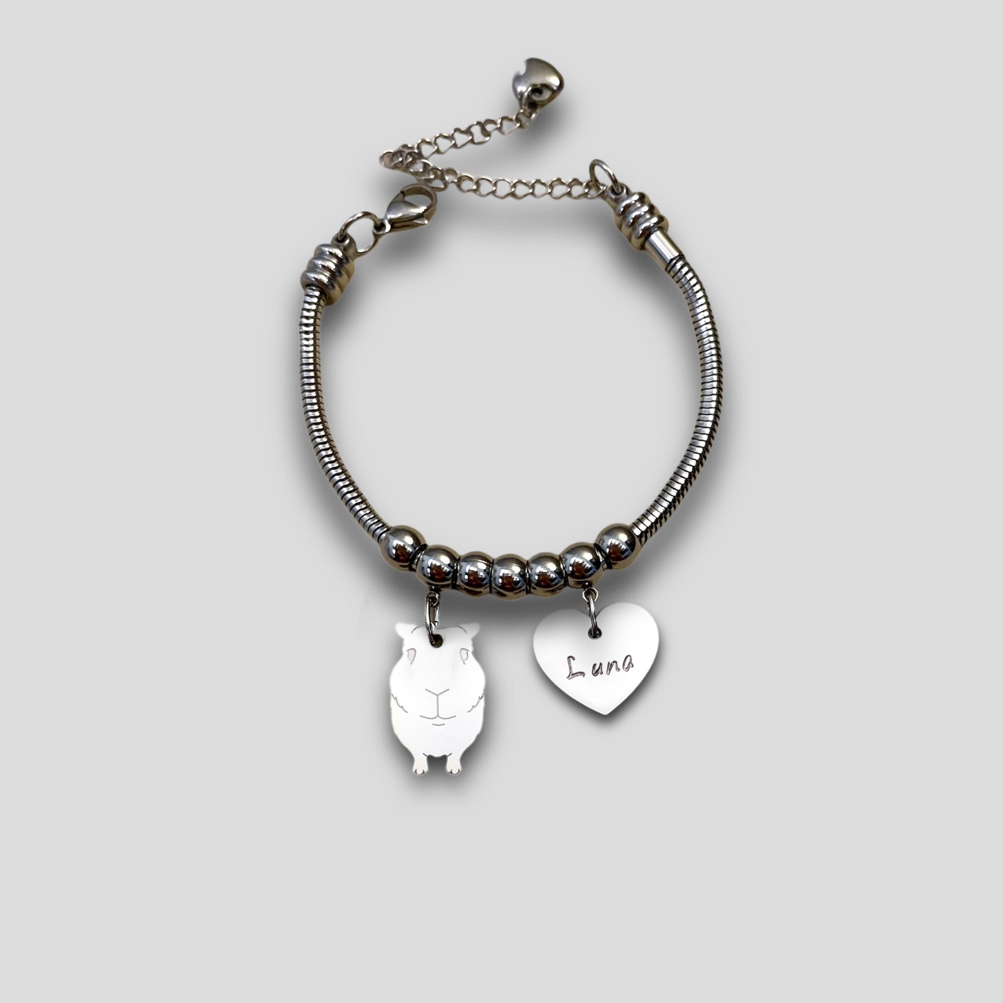 Bracelet with pendant Guinea Pig / Guinea Pig