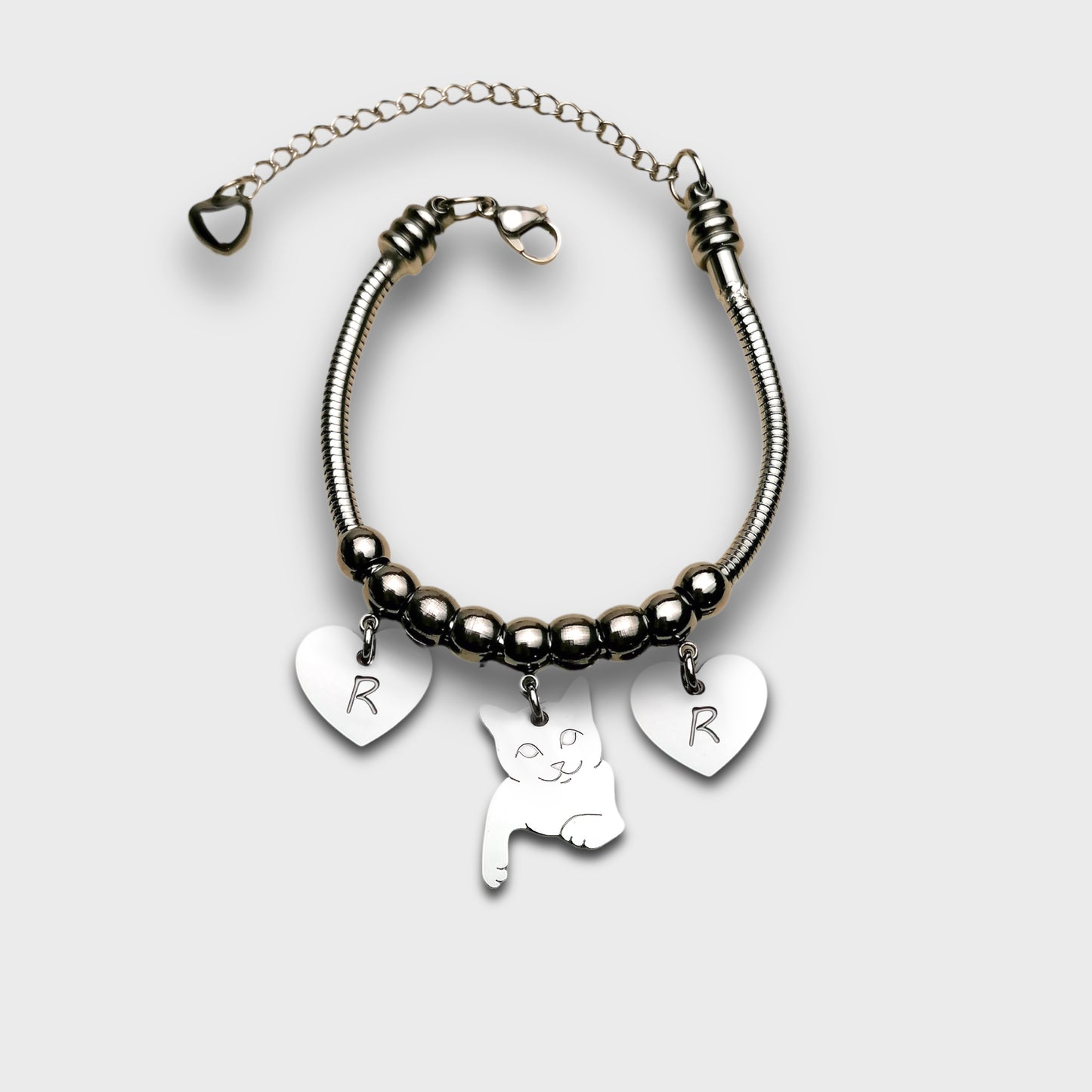 Cat Bracelet with Paw Down