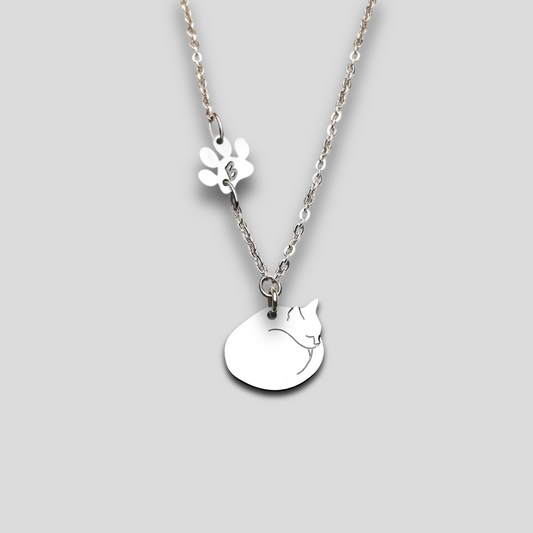 Sitting Cat Necklace